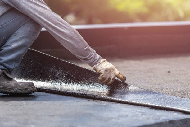 Professional Exterior Waterproofing technician working in Eatontown, NJ